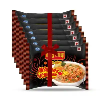 Wai Wai Akabare Chicken Flavor Noodles (7Pack Combo) Wai Wai Akabare Chicken Flavor Noodles (7Pack Combo)