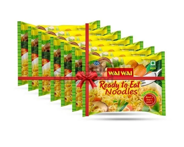 Wai Wai Noodles Vegetable Flavour (7Pack Combo) Wai Wai Noodles Vegetable Flavour (7Pack Combo)